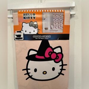 Hello Kitty halloween shower curtain